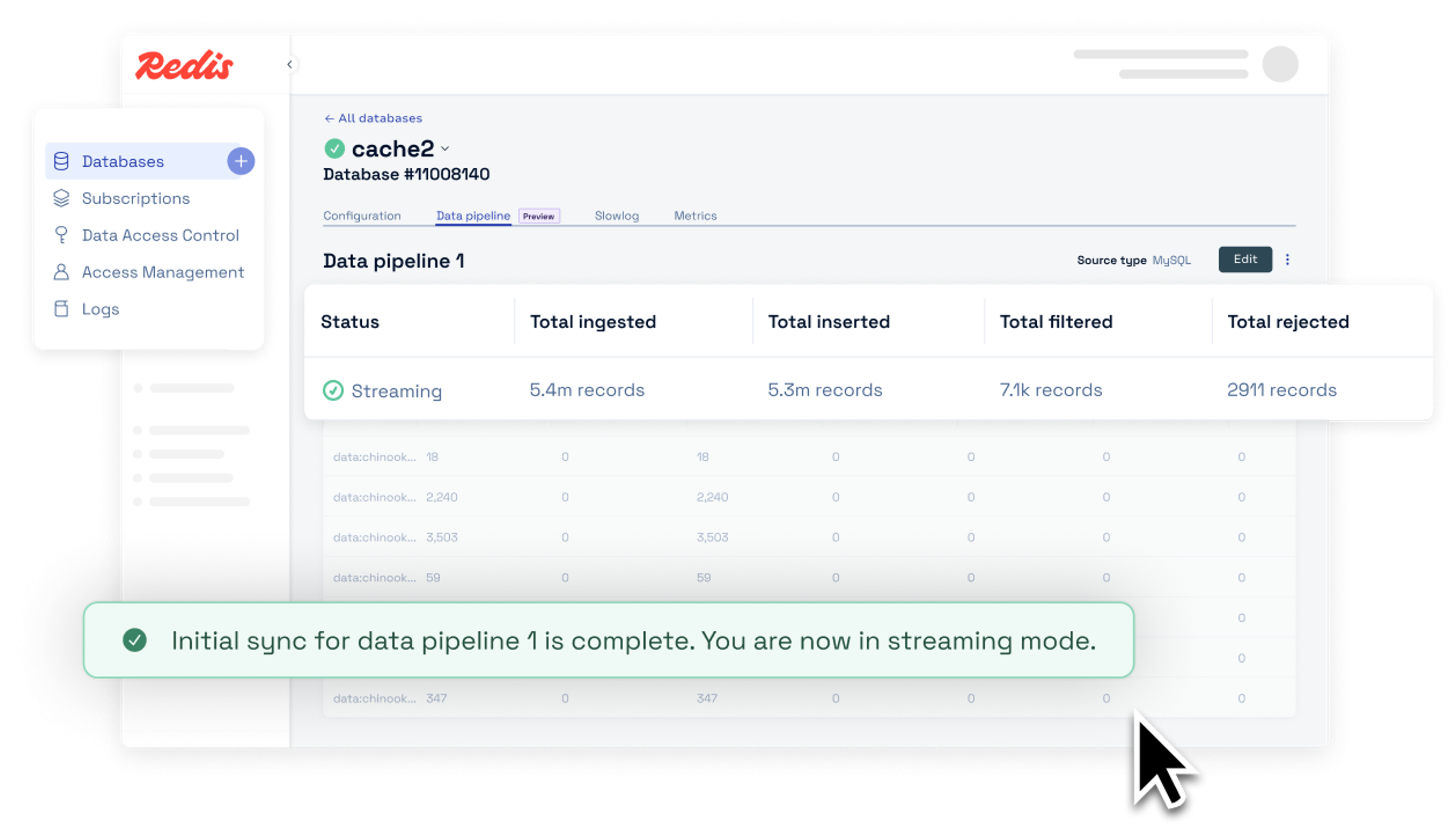 Redis Data Integration hero image