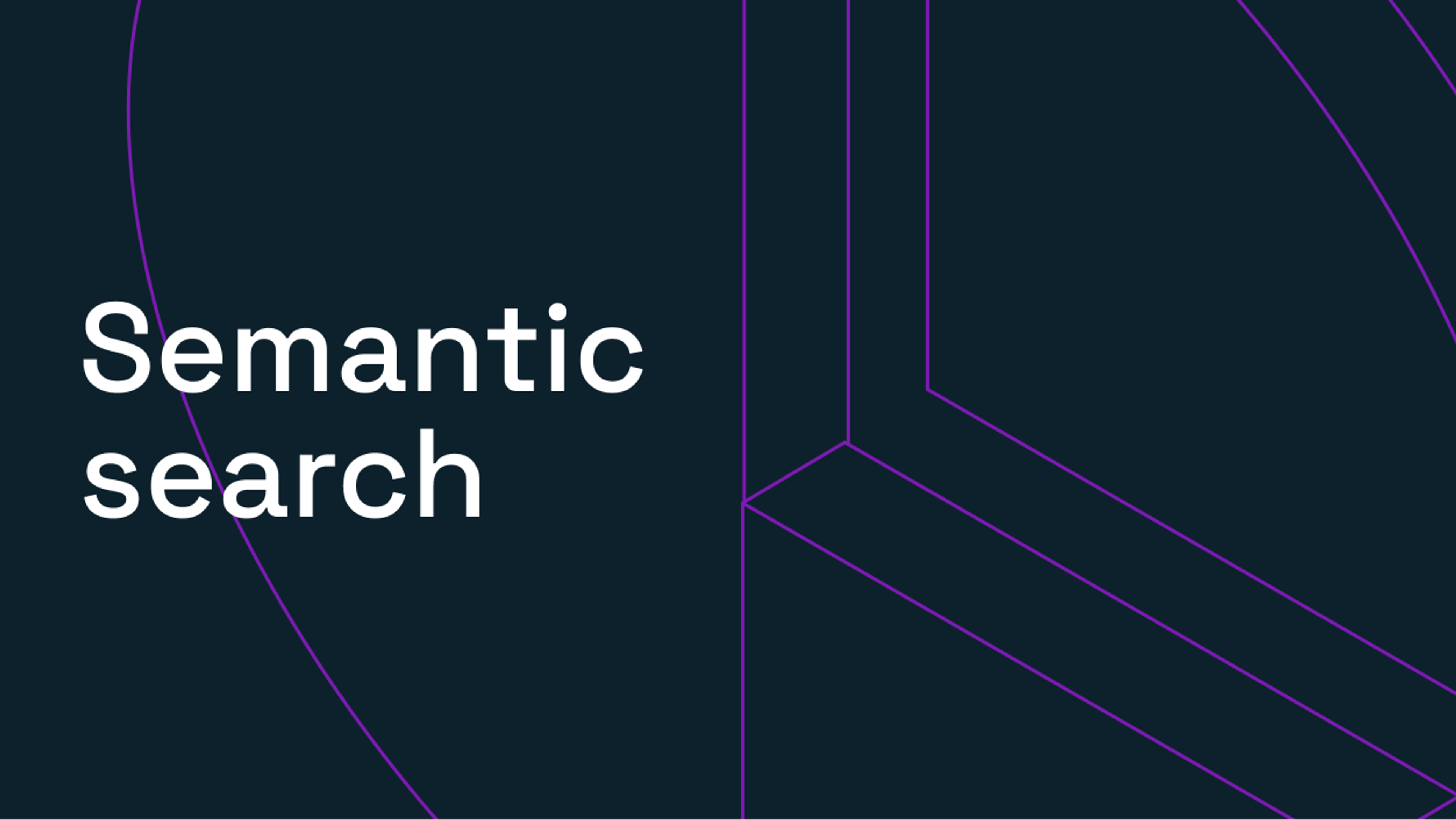 Semantic search Video